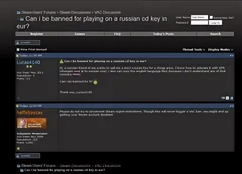 Обсуждениях steam
