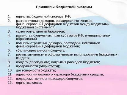 Единство бюджетной системы