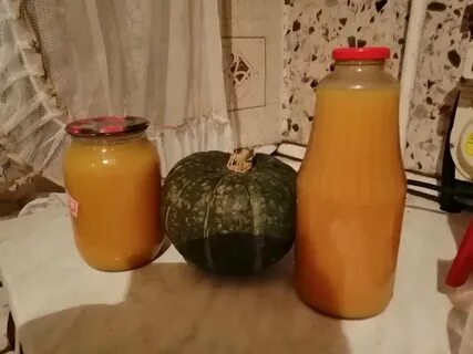 Тыквенный сок на хранение