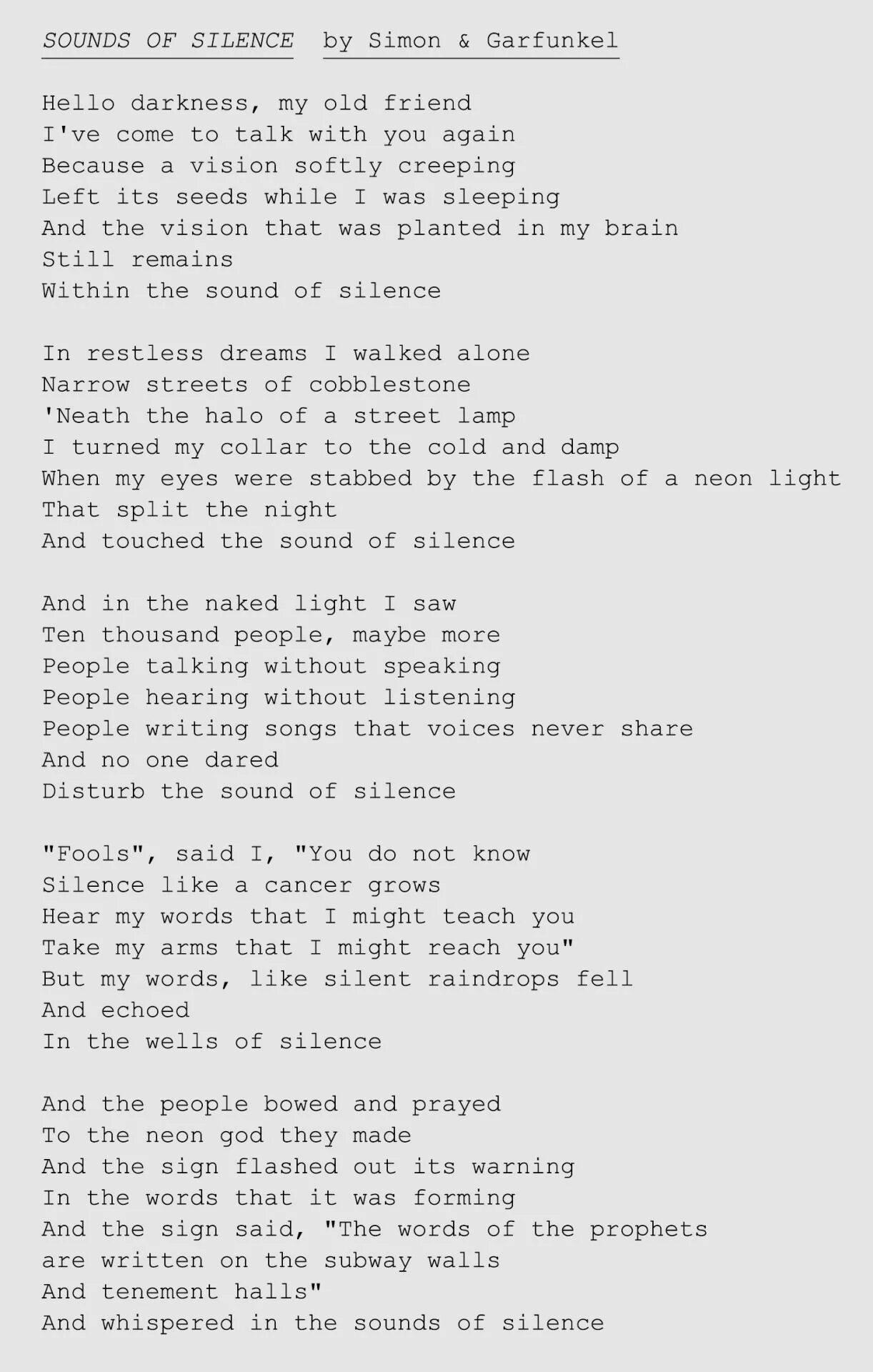 The silence текст песни перевод. The sound of silence simon garfunkel текст. Текст песни enjoy the silence. Sound of silence текст. Depeche mode enjoy the silence перевод на русский.