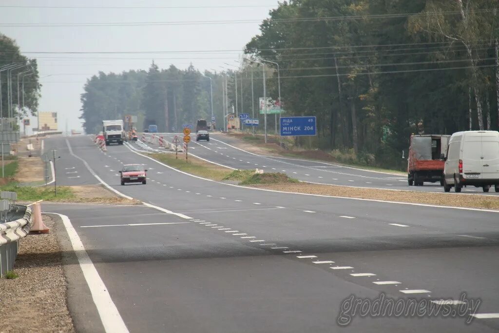 Дорога м6 Беларусь. Трасса Минск Гродно. Трасса 4 полосы. Реконструкция трассы м7 Минск каменный Лог.