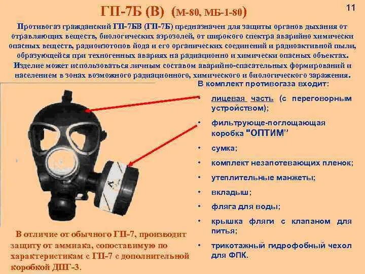 Можно ли использовать фильтрующий противогаз. Противогаз Гражданский ГП-7бт. Противогаз ГП-7б комплект. Составляющие фильтрующие противогазы ГП 7. Противогаз фильтрующий ГП-7б комплектация.