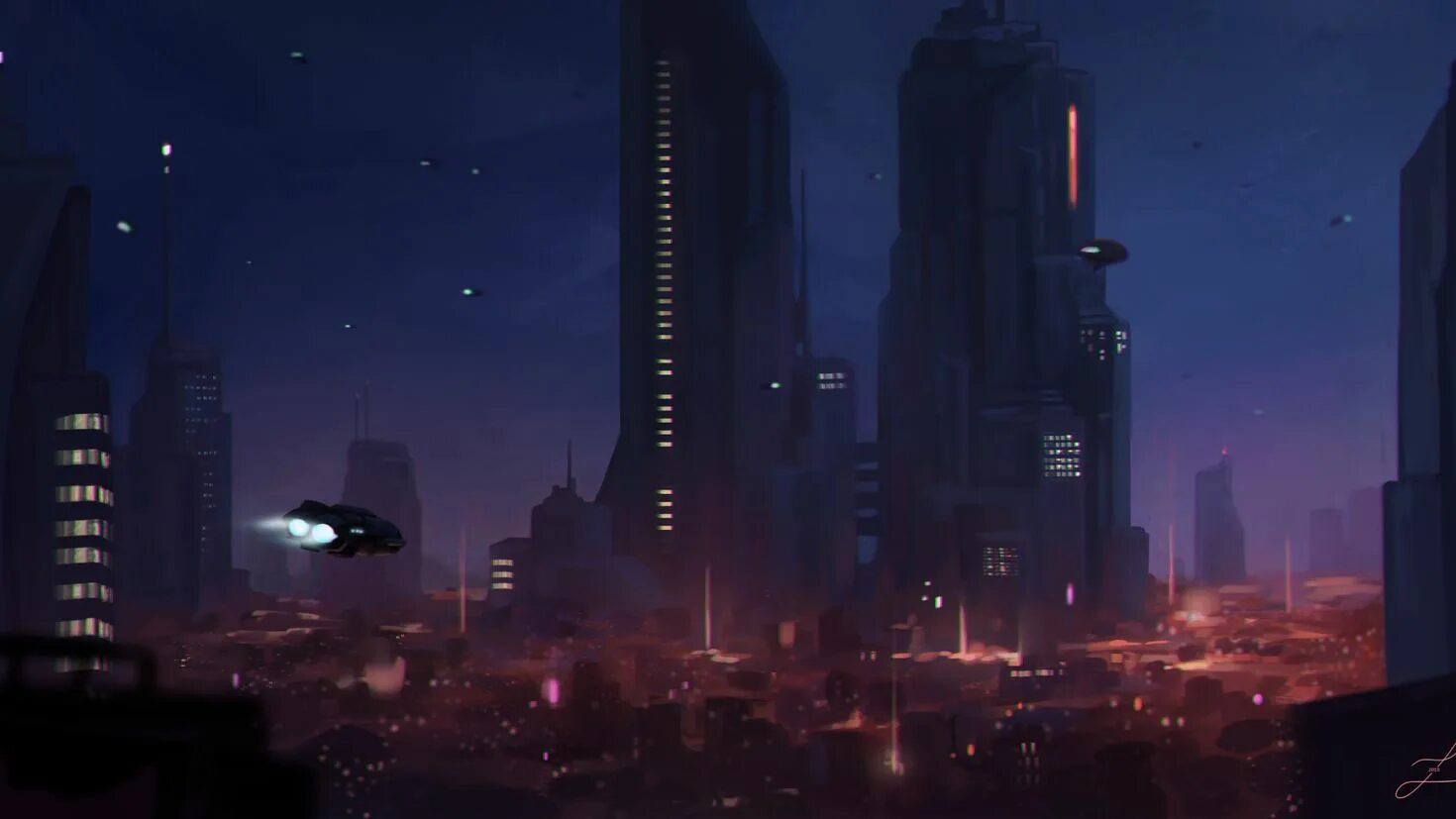 Эго ночь городе. Ночь городское пространство. space city art. футуристика. блондинка на фоне высотки научная фантастика фэнтези.