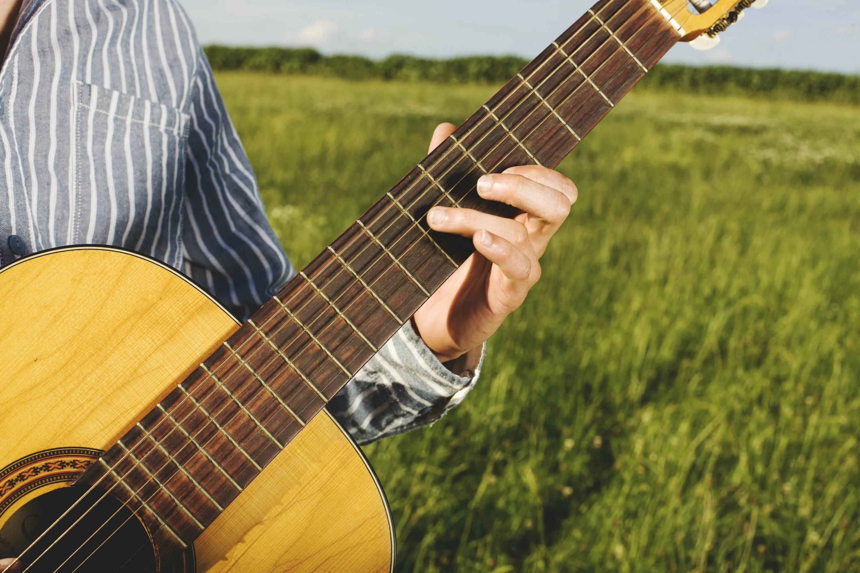 Gitar. Гитара. Нитара. Красивая акустическая гитара. Гитарист.