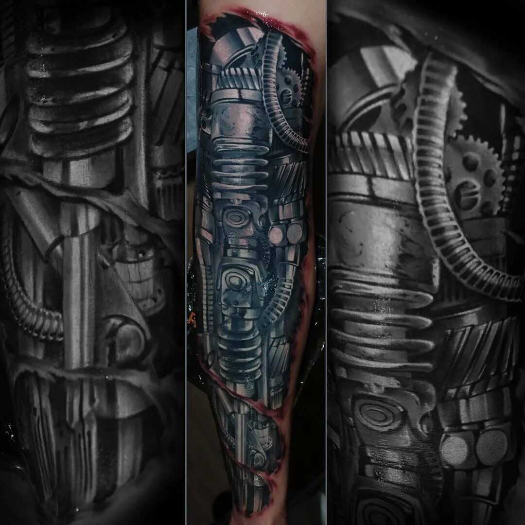 тату биомеханика т800. биомеханика тату реализм. тату биомеханика тату. биомеханика на предплечье мужские. тату полурукав биомеханика.