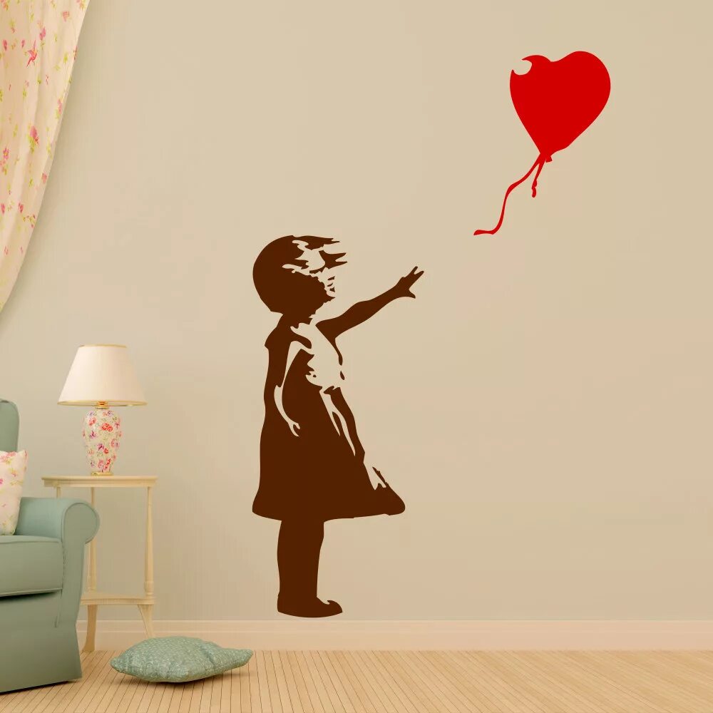 Бэнкси Balloon girl. Бэнкси девочка с воздушным шаром. Banksy девочка с шариком оригинал. Бюенкси девоска с шариками.