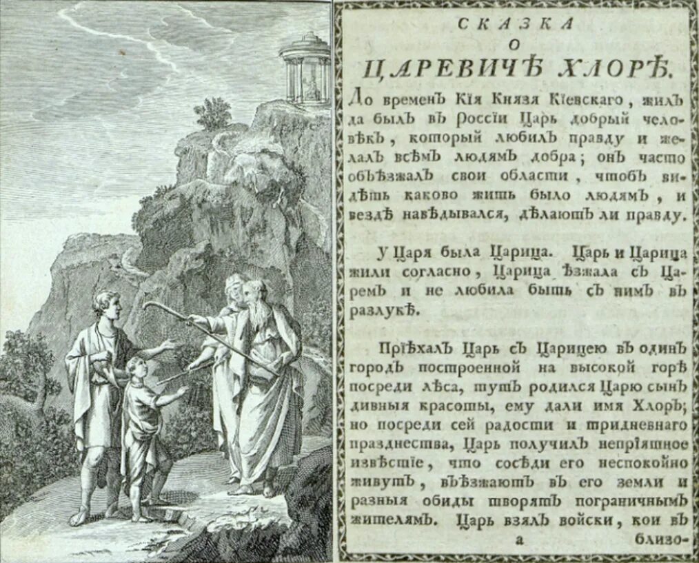 Царевич хлор. Сказка о царевиче хоря. Сказка о хлоре Екатерины 2. Царевич хлор сказка.