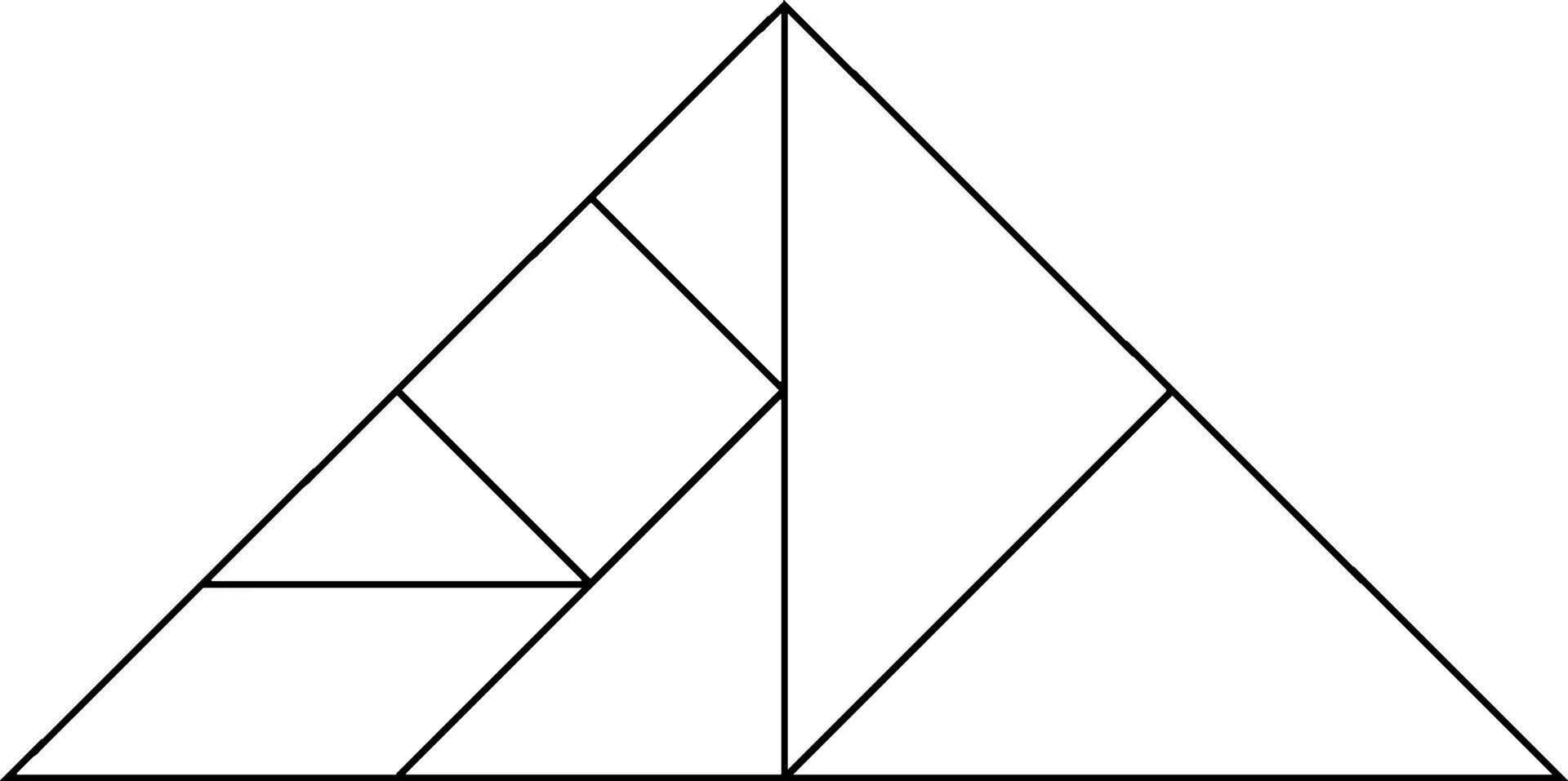 Танграм треугольник. Танграм треугольник из 7 частей. Танграм сложи квадрат. Танграм прямоугольный треугольник. Из треугольников сложить квадрат