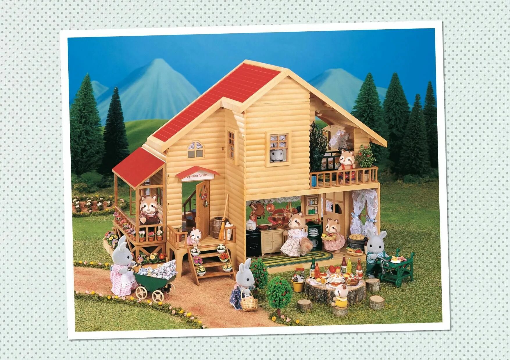 Фэмили. Сильвания Фэмили ферма. Sylvanian Families House Vintage. Sylvanian Families домик Винтаж. Обустроенный дом Сильвания Фэмили.