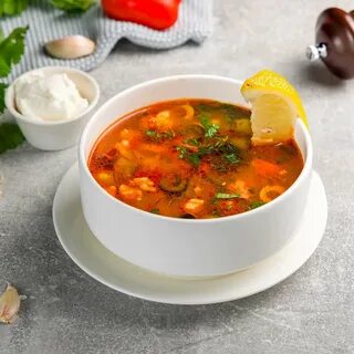 Как приготовить суп солянку с сосисками в кастрюле - 82 фото.