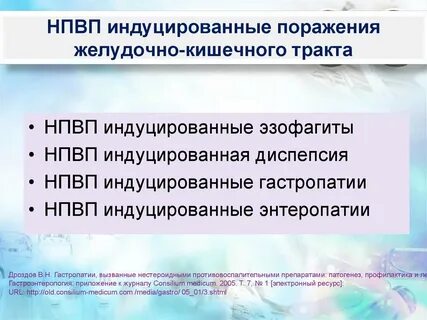 Противовоспалительные средства тест