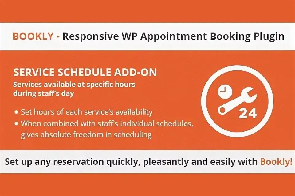 Service schedules. Bookly плагин. Bookly. Service available. Elegant elements for Fusion Builder prowebber.