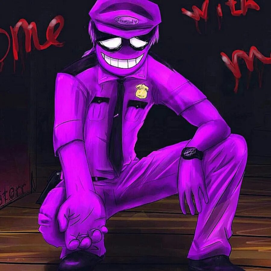 Почему фиолетовый человек фиолетовый. Фиолетовый человек и фредди. fnaf фиолетовый человек. пурпл гай в полный рост. five nights at freddy’s фиолетовый парень.