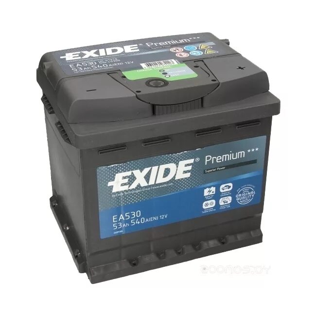 Автомобильный аккумулятор ca. Ea530 Exide. Exide аккумулятор d23l. Аккумулятор ea530 Exide кожух. АКБ на реф установку Exide 75.