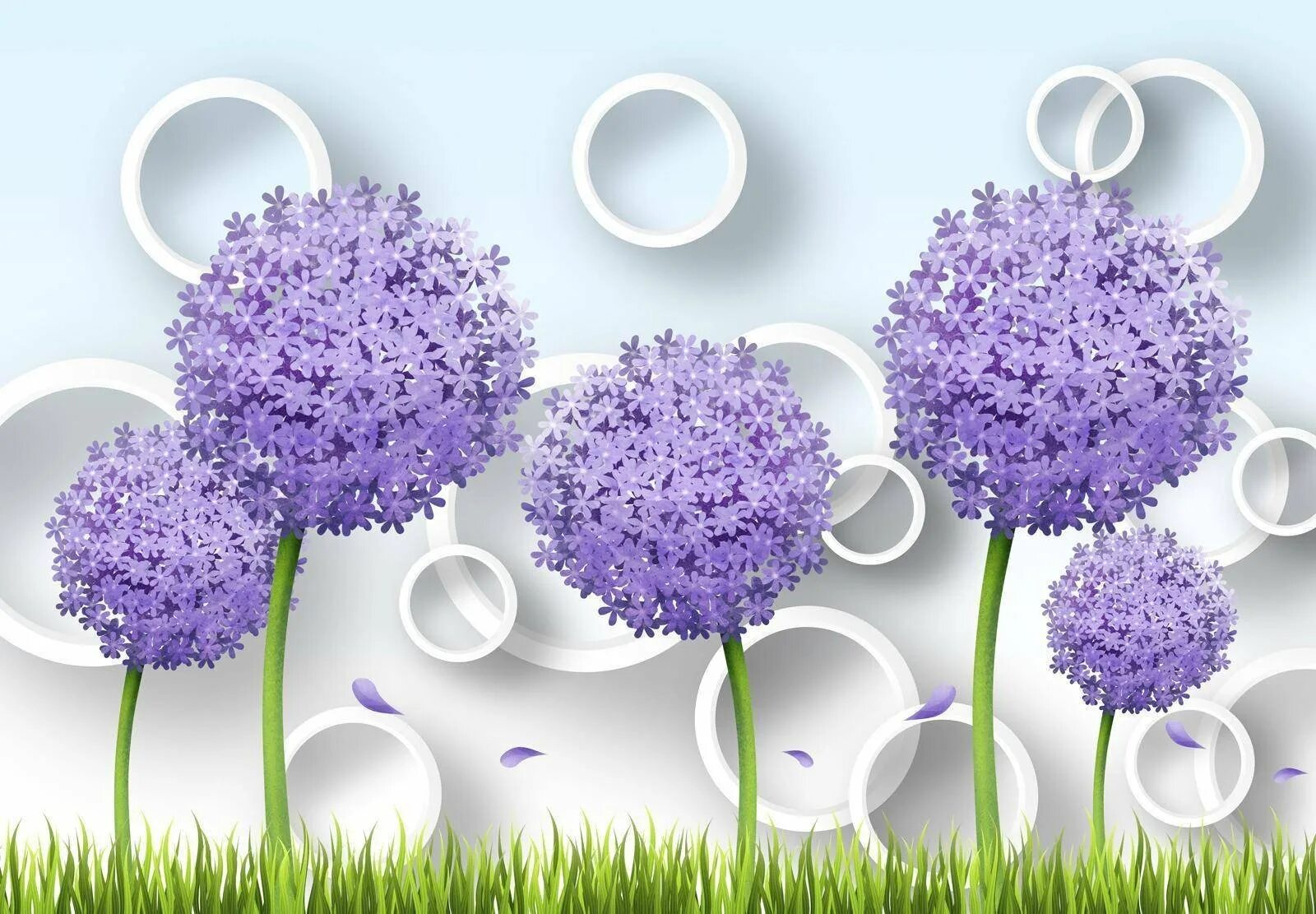 Фиолетовые цветы шарами. Фотообои сиреневые. Цветы сиреневые шарики. Цветы фиолетовые шары. Шары весенние цветы.