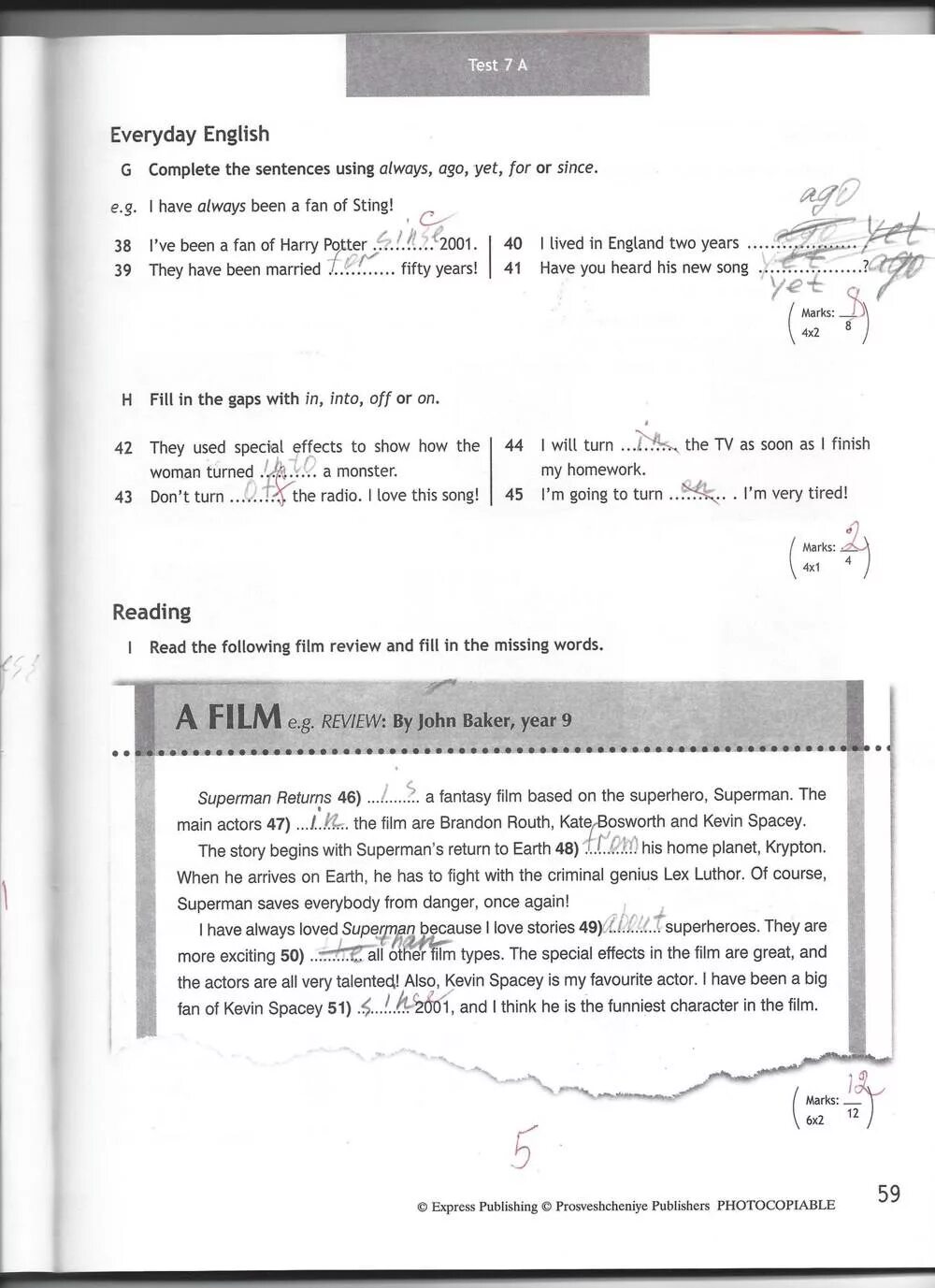 Express publishing photocopiable test. Express publishing photocopiable test