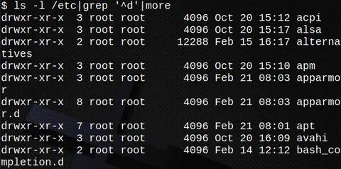 Grep список
