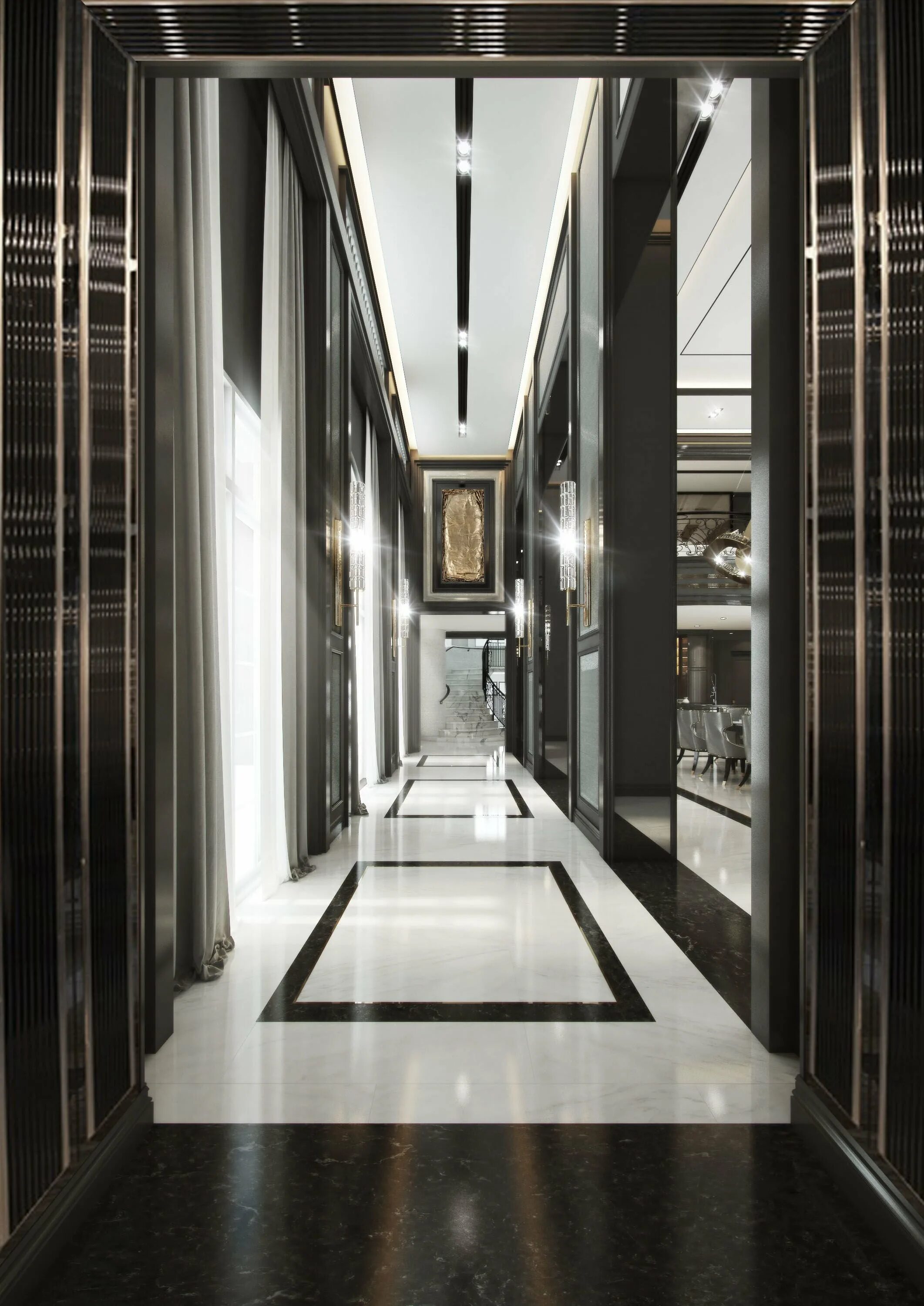 Зеркальная колонна в интерьере. Колонны в интерьере. Зеркальные колонны. Зеркальная колонна в интерьере. Зеркальные колонны.