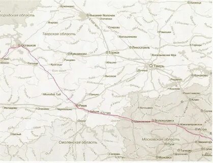 Смоленск ржев расстояние