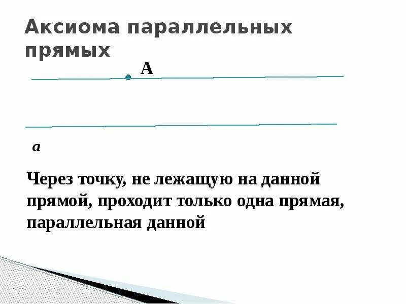 Аксиомы параллельных прямых 7 класс презентация. Аксиомы параллельных прямых 7 класс презентация
