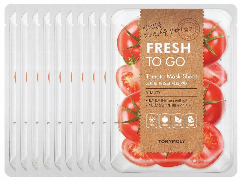 Tony Moly Fresh to go Tomato Mask Sheet. Маска для лица TONYMOLY Fresh to go Tomato Mask Sheet с экстрактом томата тканевая 20 г. Маска для лица Fresh to go Strawberry Mask Sheet 20g _____ TM-5973 ____. Тканевая маска для лица с экстрактом томата, 22г, Eunyul. Go go tomato