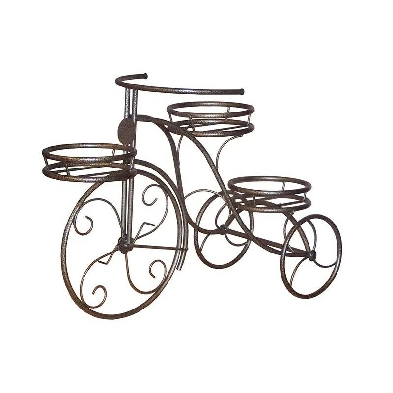Цветочница 28. Цветочница "велосипед 3". Подставка для цветов Кантри арт.19038.