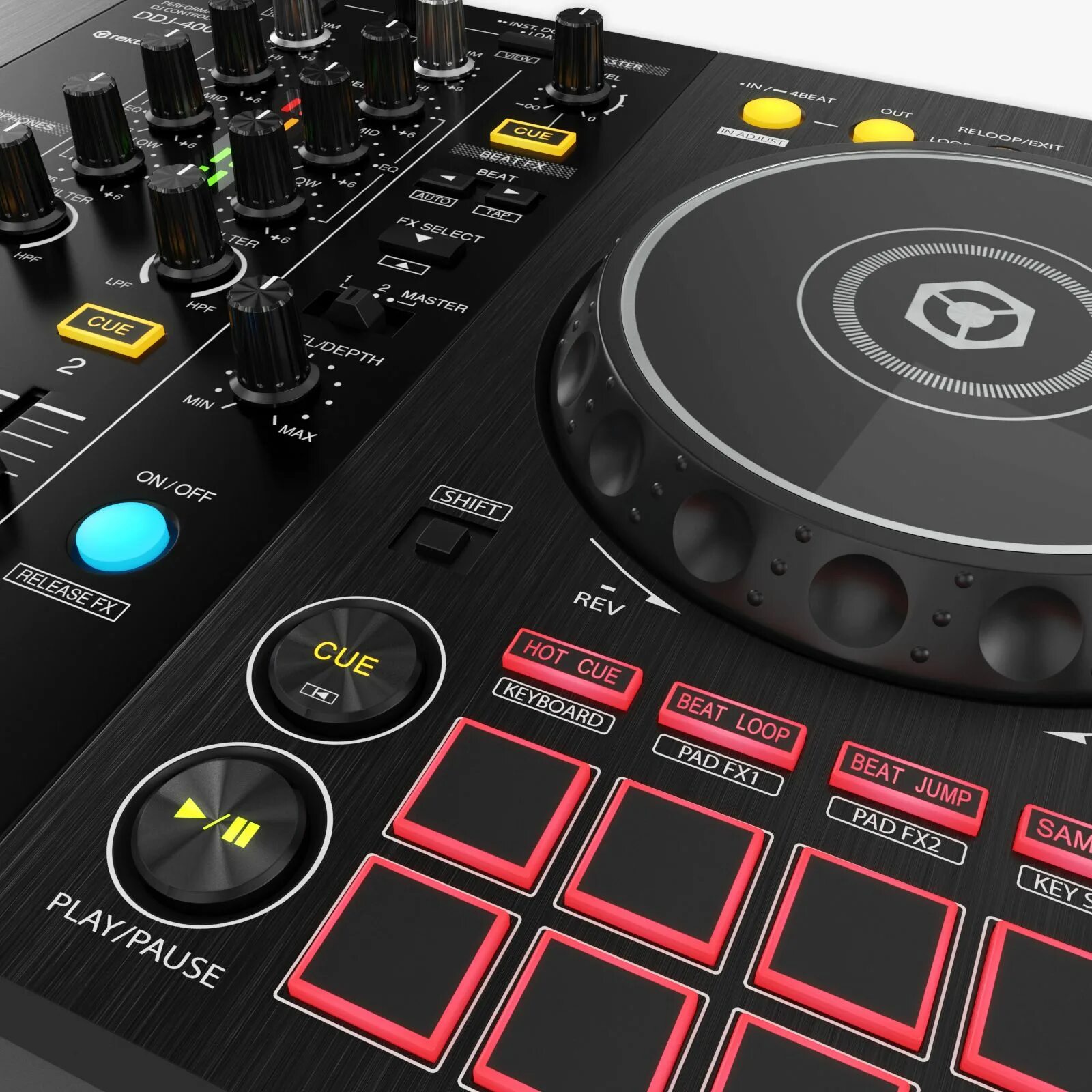 Pioneer dj 400 купить. Pioneer DDJ-400. DJ пульт Pioneer DDJ-400. Пионер 400 контроллер. Дж пульт Пионер 400.