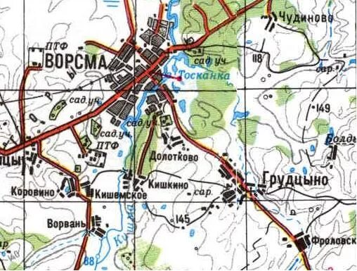 Ворсма на карте. Карта ориентирования красногорск. Ворсма где находится. Ворсма на карте. Ворсма на карте.