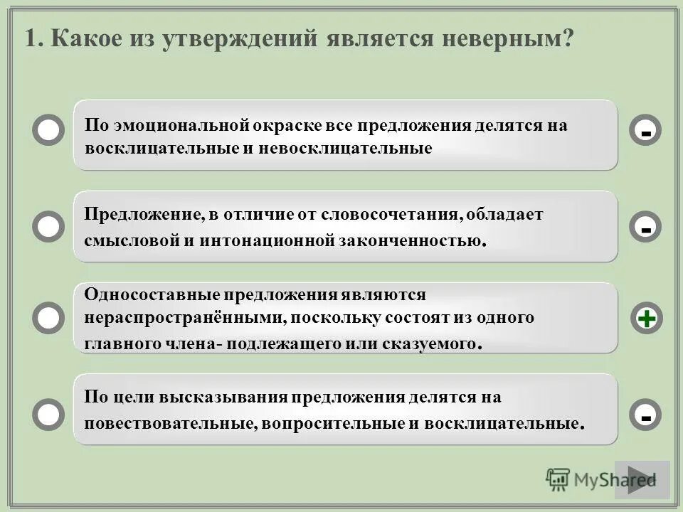 Какое утверждение является неверным правами и обязанностями