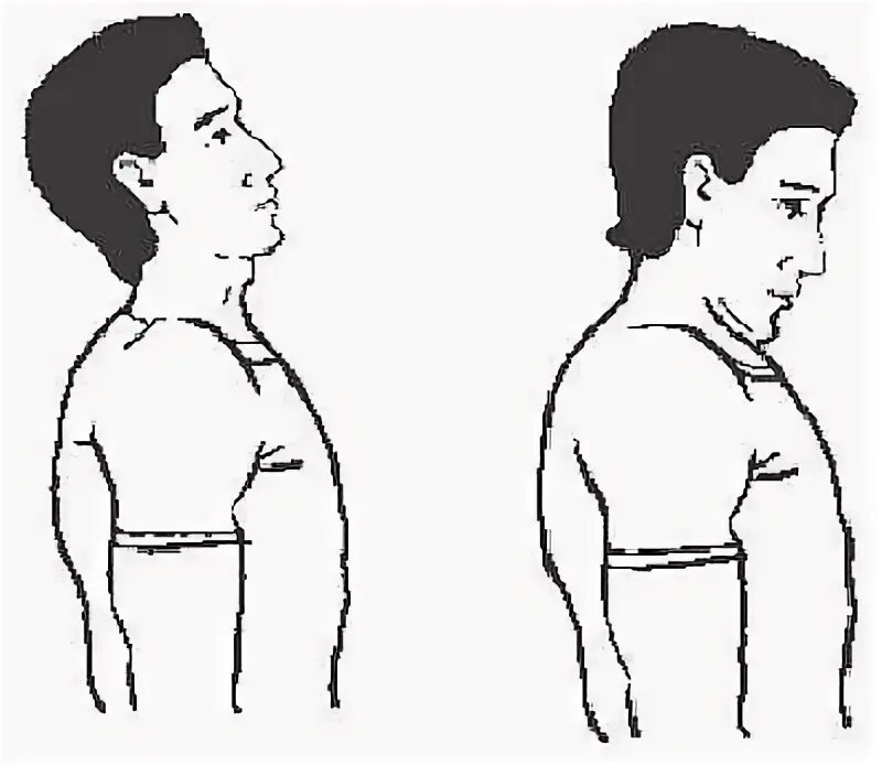 Почему голова наклонена вниз. Упражнение наклоны головы. Наклоны головы вверх вниз. Поднятые плечи. Наклон головы вперед.