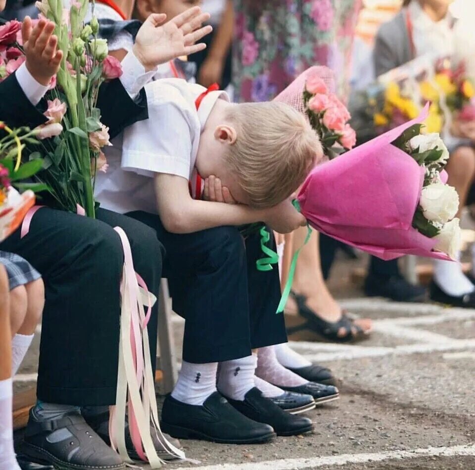 Первое сентября. День знаний. Первый день в школе. Современный первоклассник. Праздник с родителями в школе