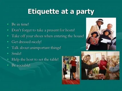 Etiquette
