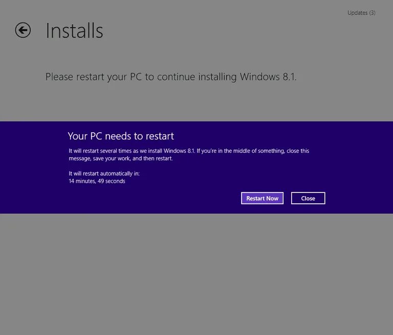 Please continue to upgrade