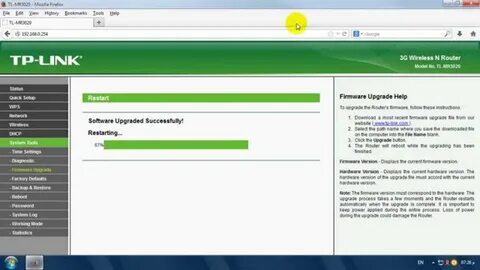 Setup router