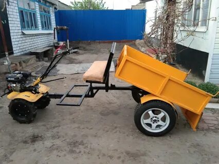 Как сделать прицепное на мотоблок