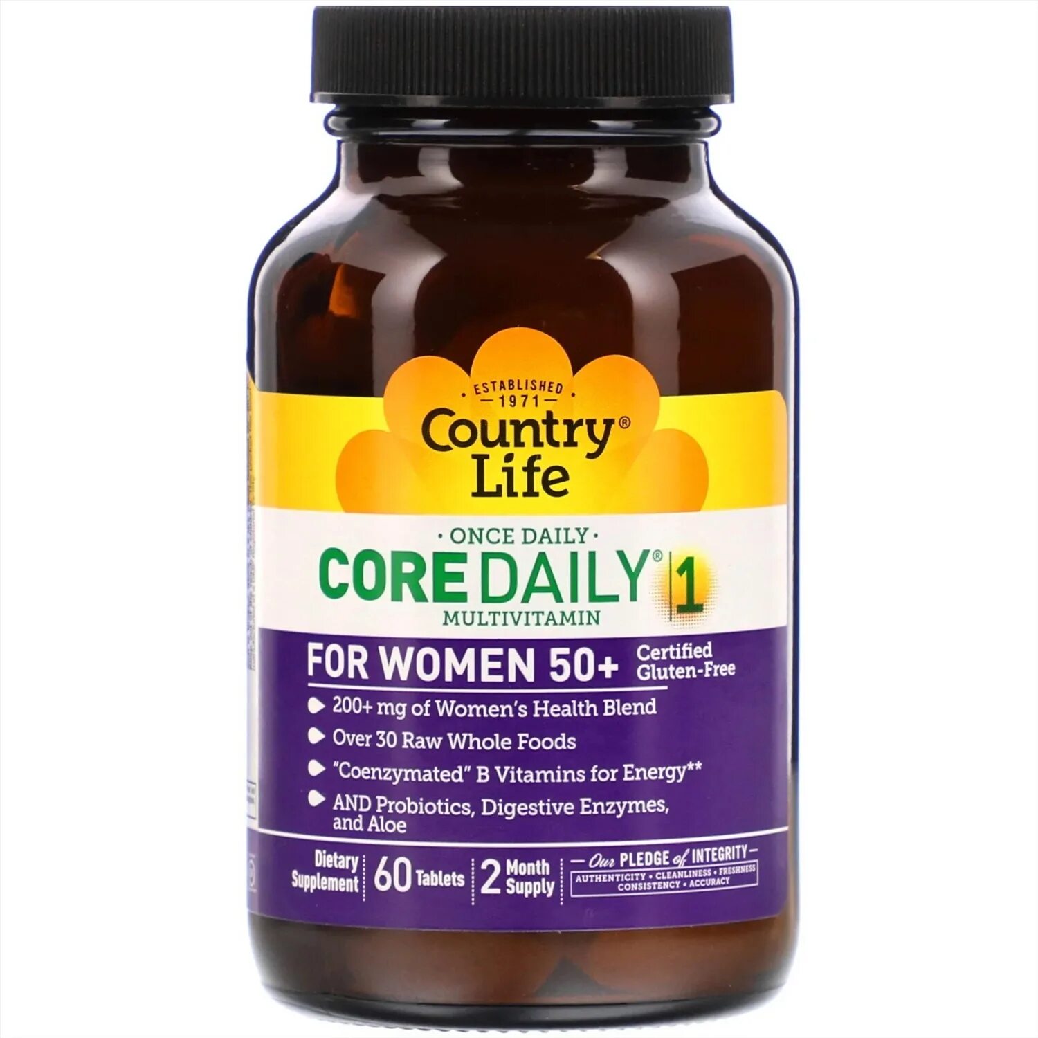 Country Life Core Daily-1 Multivitamin for women 50+. Country Life, мультивитамины Core Daily-1 (women). One Daily Multivitamin women 50+. Country Life, Core Daily-, мультивитамины для мужчин.