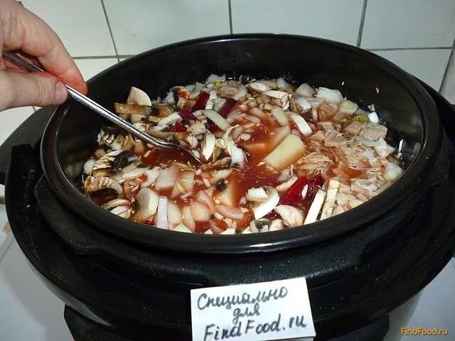 Рецепт борща с мясом в мультиварке. Рецепт борща с мясом в мультиварке