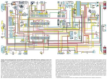 Газель 3302 схема электрооборудования