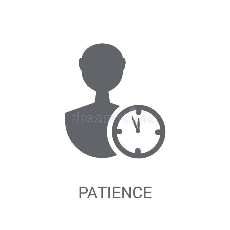 Patience to work. Терпение иконка. эмблема терпения. patience icon. великое терпение значки.