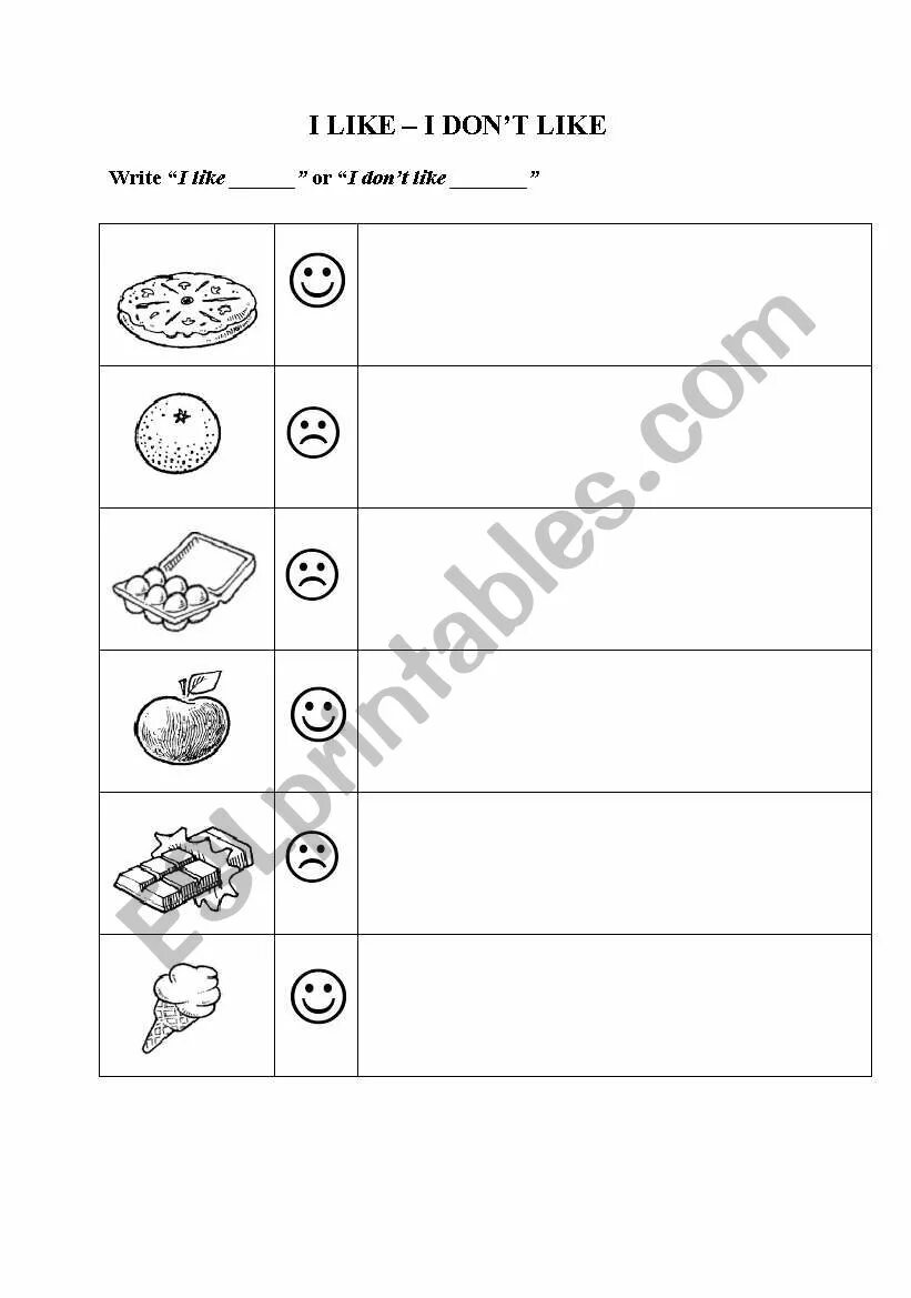 O don t like. I like i don t like Worksheet. I like i don't like Worksheets. Worksheets i like i don't like 2 класс. Food like don't like Worksheet.