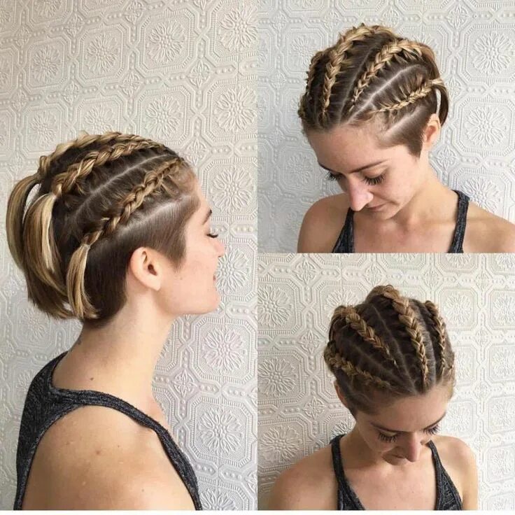 Cute Summer Braids For Short Hair Braid crown short hair, Cool braid hairstyles,