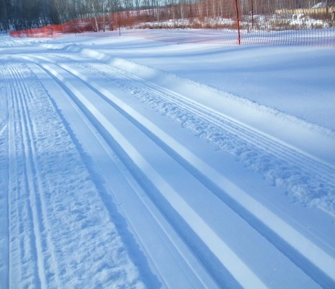 Трасса лыжных гонок состоит из 4 участков. Классическая Лыжня. Лыжная трасса. Лыжная дорожка. Укатать лыжню.