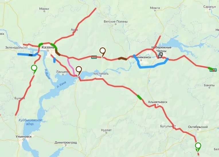 Дорога уфа казань. Трасса м7 Казань Уфа. Участок дороги 524-569 км трассы м7. М7 Волга трасса 50км перекресток. Дорога м7 по Москве авария Набережные Челны до Казани.