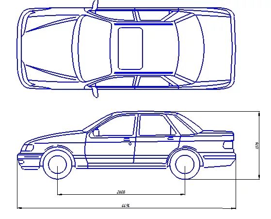 Какой размер ваз 2115. ВАЗ 2115 чертеж. ВАЗ 2114 чертеж кузова. Ford Sierra габариты. ВАЗ-2115 седан чертеж.