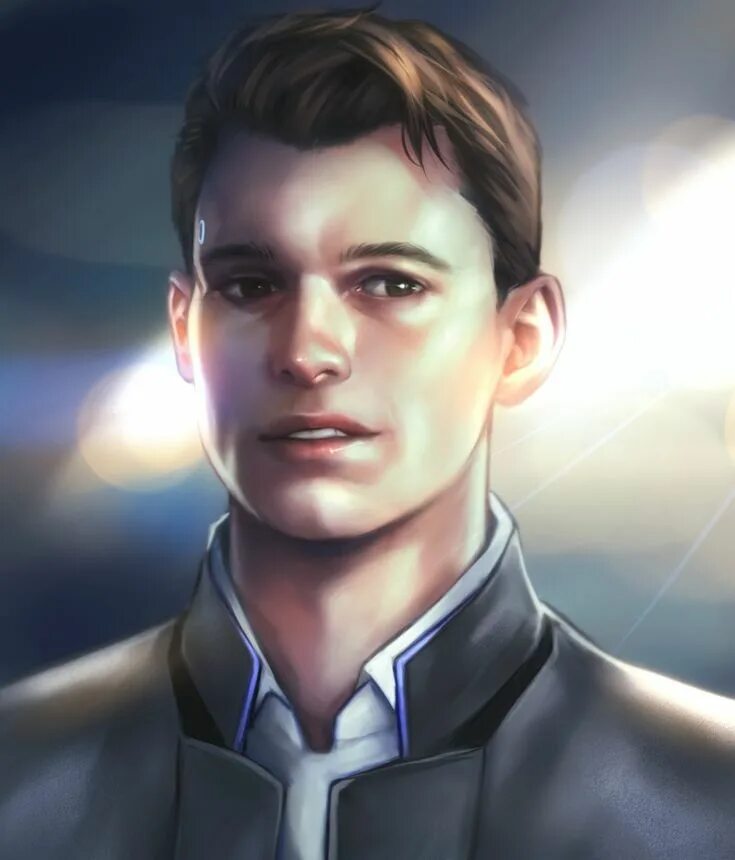 Коннор детройт. Коннор детройт арт. Коннор detroit. Коннор детройт арт. Become human art.
