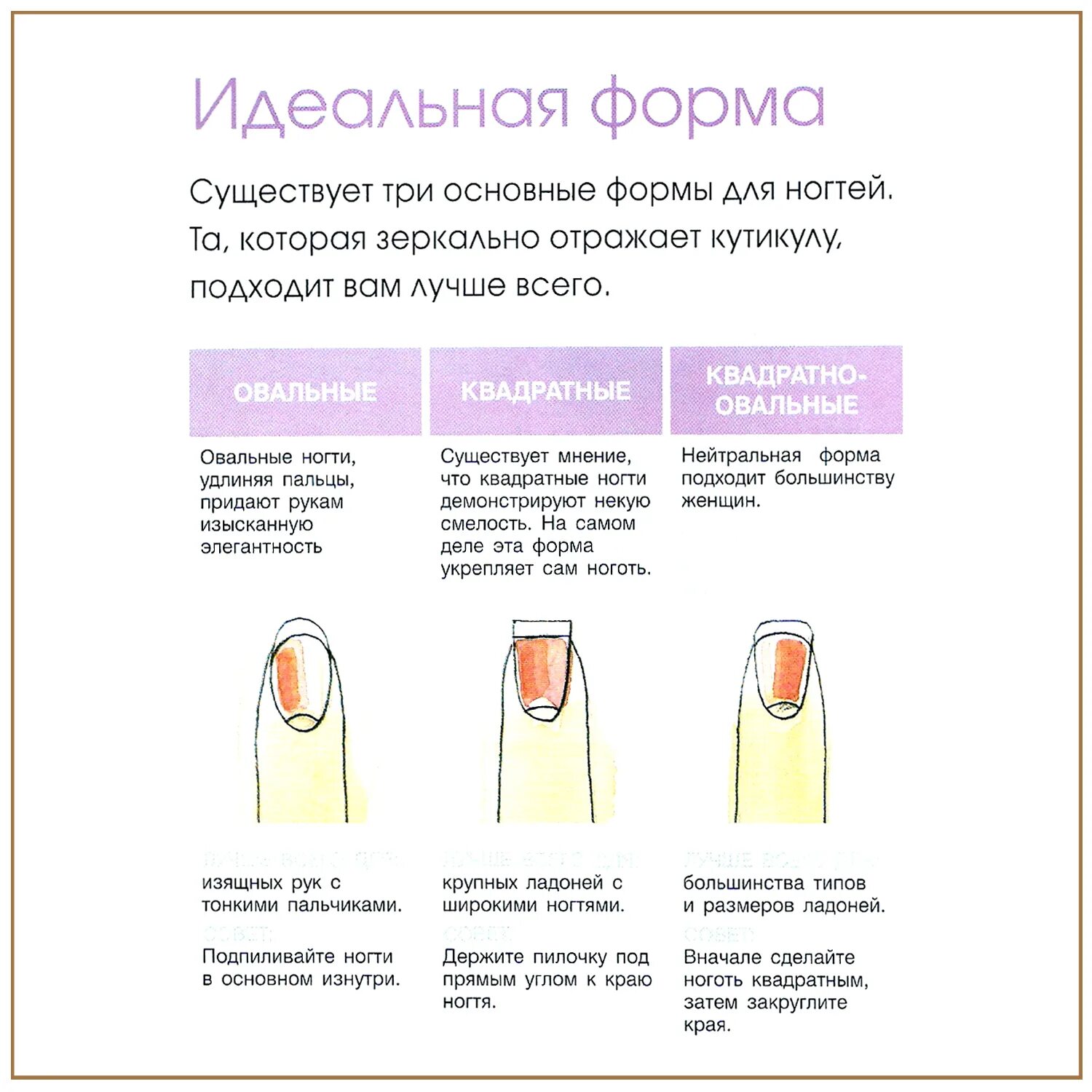 Какая форма ногтей подходит пальцам. Форма ногтей вид сбоку. Длина и форма нарощенных ногтей таблица. Как выбрать правильную форму ногтей исходя из длины и толщины пальцев. Как правильно подобрать форму ногтей.