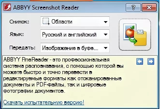 Screenshot reader