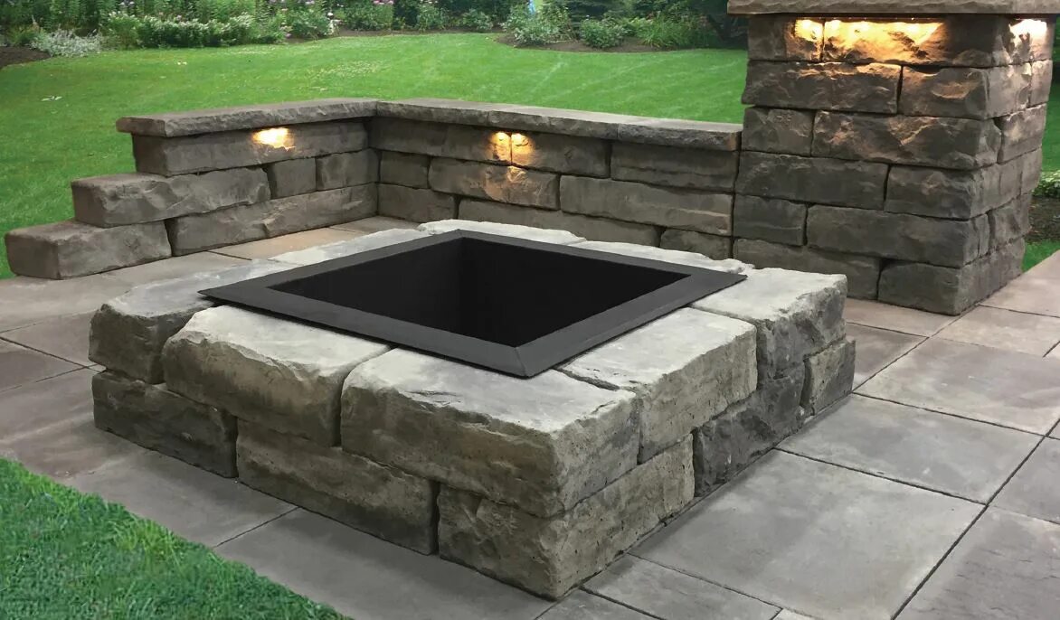 Fire square. Fire square