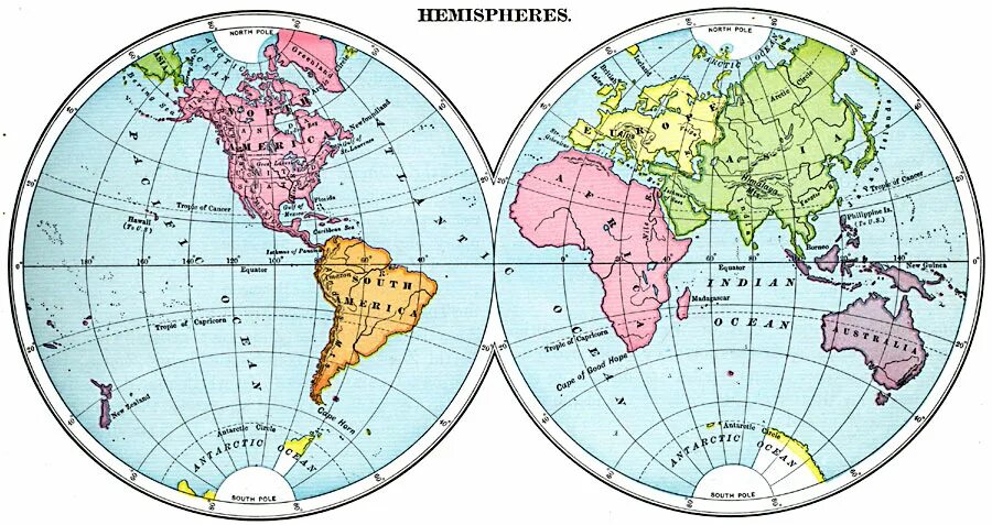 Физическая карта Западное полушарие и Восточное полушарие. Политическая карта полушарий Западное полушарие.