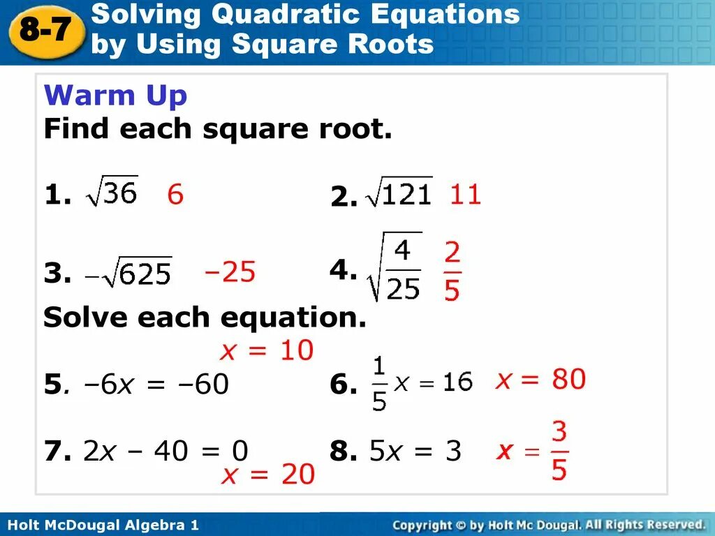 Квадратный корень из 100 сколько. Roots of Quadratic equation. Square root equation. Solving Quadratic equations. Quadratic_root.